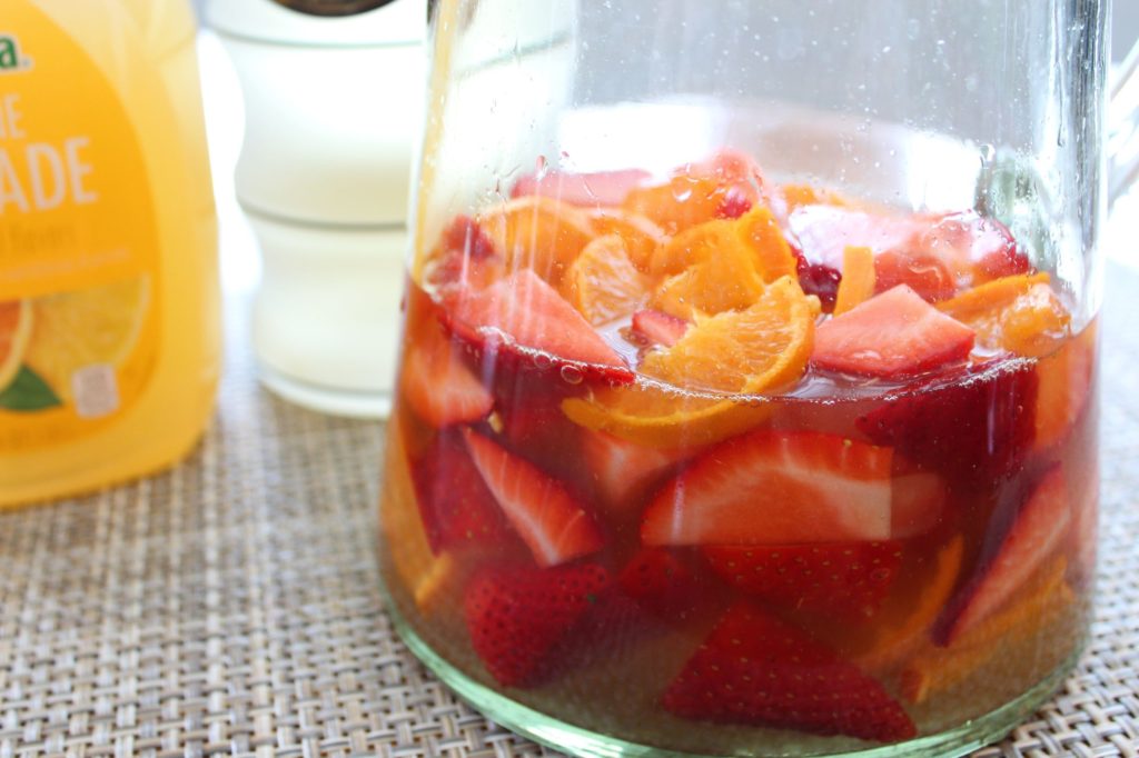 sparkling sangria pitcher